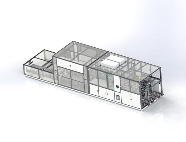 Tubular PECVD automatic loading and unloading